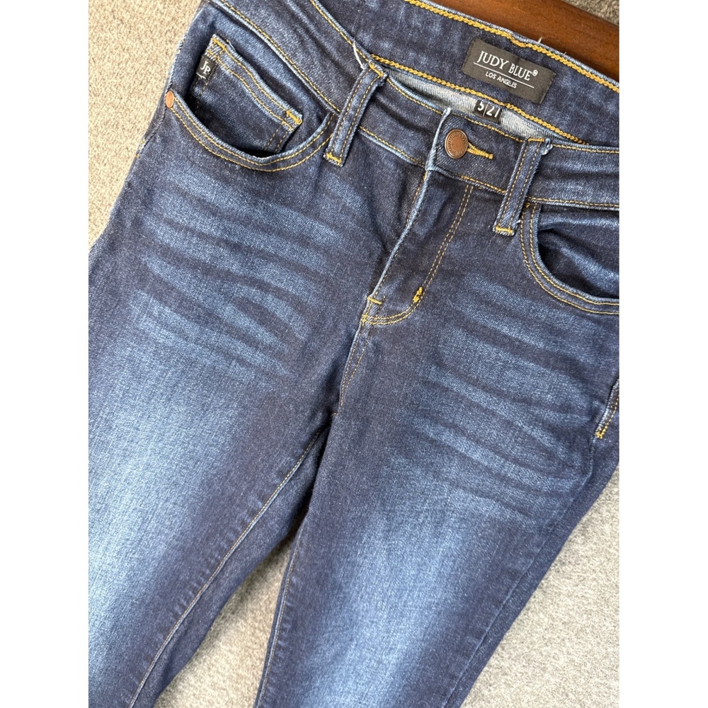 Judy Blue Skinny Fit Dark Wash Stretch Denim Jeans‎ JB82110DK Size 5/27 Travel